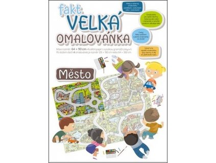 Omalovánka velká MĚSTO