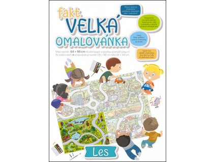 99319912 fakt velka omalovanka les