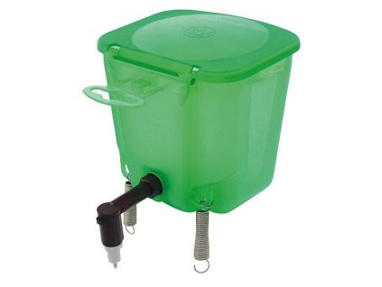 Napáječka pro králiky DERBY + Dr. TOP 90°, 0,5 lit., zelená