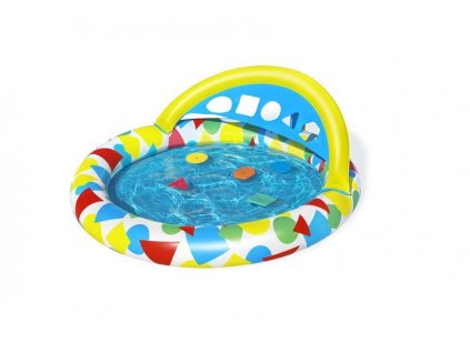 Bazén dětský 1,2x1,17x0,46m nafukovací Bestway 52378, Splash-Learn, s vkládáním tvarů