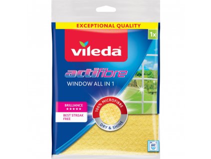 VILEDA Actifibre hadřík na okna, 32×36 cm, 1ks