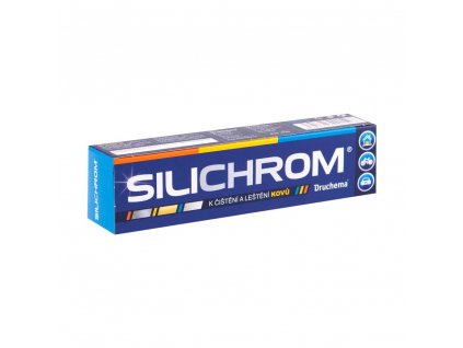 Druchema Silichrom pasta na čištění a leštění kovů a chromu, 90 g