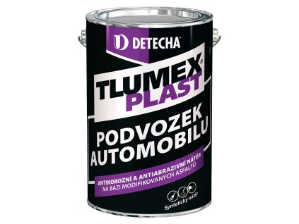 Tlumex Plast antikorozní barva na auto a podvozek, černá, 4 kg