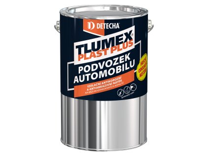 Tlumex Plast Plus antikorozní barva na auto a podvozek, černá, 4 kg