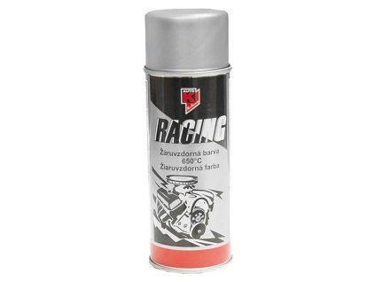 Auto-K Racing žáruvzdorná barva 650°C, stříbrná, 400 ml