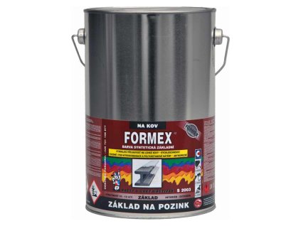 Formex S2003 základ na pozink základní barva na kov, 0110 šedý, 4 l