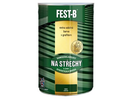 FEST-B S2141, antikorozní nátěr na železo, 0540 zelený, 5 kg