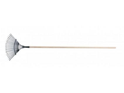 Hrábě kovové s násadou 160cm, lamely, 45cm