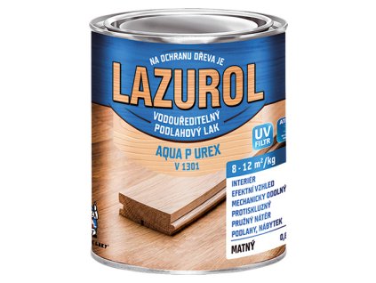 Lazurol Aqua P UREX V1301 mat odolný lak na dřevo bezbarvý, 600 g