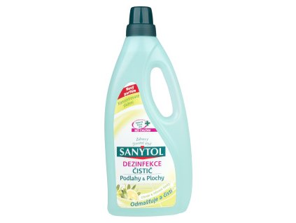 SANYTOL dezinfekční univerzální čistič na podlahy a plochy, vůně citrón, 1 l