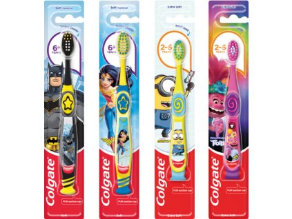 Colgate Smiles Junior Mimoni zubní kartáček od 6 let, měkký