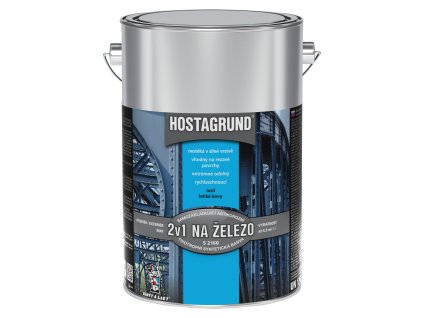 Hostagrund 2v1 S2160 základní i vrchní barva na kov, 0440 modrá, 4 l