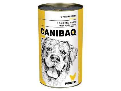 Canibaq Classic, konzerva pro psy, drůběží, 1,25 kg