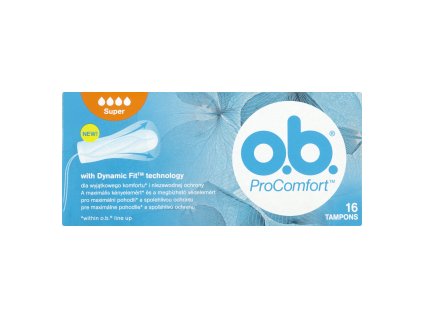 O.B. ProComfort Super tampony, 16 ks