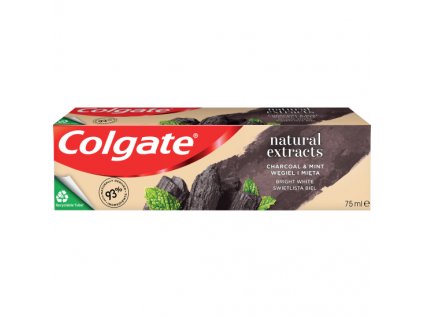 Colgate Natural Extracts Charcoal + White zubní pasta, 75 ml