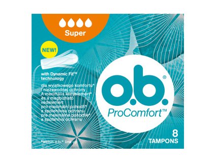 O.B. ProComfort Super tampony, 8 ks