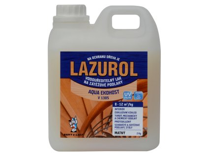 Lazurol Aqua Ekohost mat V1305 podlahový lak, 2 kg