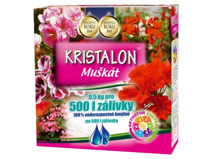 Agro Kristalon Muškát, hnojivo na muškáty, 500g