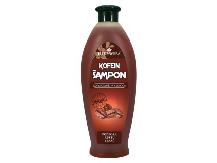 Herbavera Kofeinový šampon proti padání vlasů, 550 ml