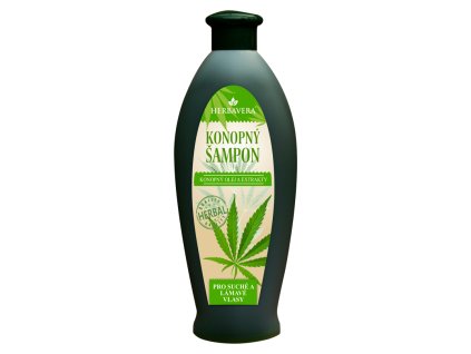 Herbavera konopný šampon na suché a lámavé vlasy, 550 ml