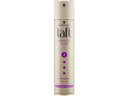 Taft Perfect Flex, lak na vlasy ultra silně tužící, síla fixace 4, 250 ml
