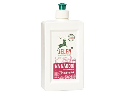 Jelen na nádobí Brusinka prostředek, 500 ml