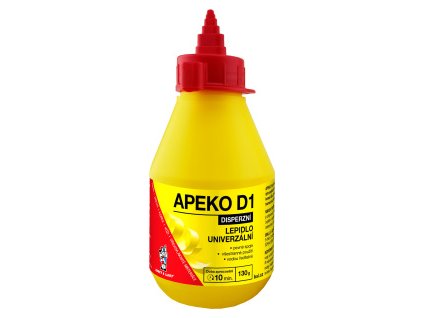 APEKO D1 lepidlo na dřevo, papír, kůži s aplikátorem, 130 g