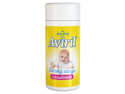 Alpa Aviril dětský zásyp s azulenem, 100 g