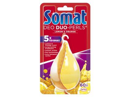 Somat osvěžovač myčky Deo Duo Perls Lemon & Orange, 17g