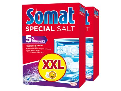 Somat sůl do myčky 2 × 1,5 kg
