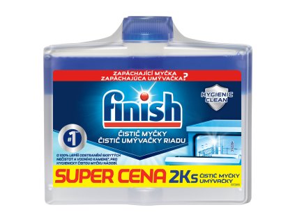 Finish čistič myčky duopack, 2× 250 ml