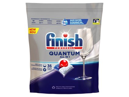 Finish Quantum All in 1 tablety do myčky, 36 ks