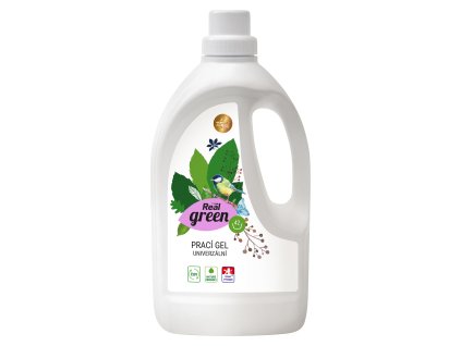 Real Green Clean 1,5l prací gel univerzální, 42 praní