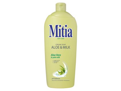 Mitia Aloe & Milk tekuté mýdlo, náplň, 1 l