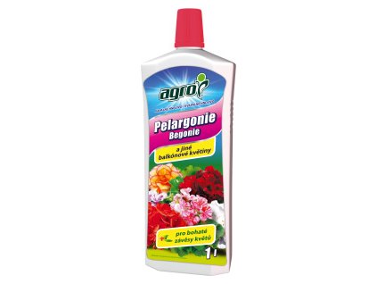 Agro kapalné hnojivo pro pelargonie a jiné balkónové květiny, 1 l