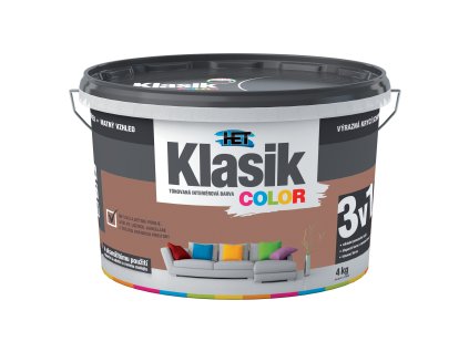 Het Klasic Color malířská barva, 0277 hnědý, 4 kg