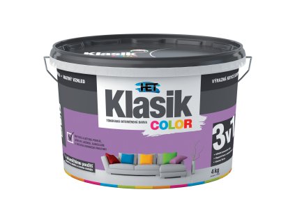 Het Klasic Color malířská barva, 0347 fialová, 4 kg