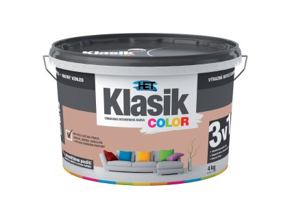 Het Klasic Color malířská barva, 0267 světle hnědá, 4 kg