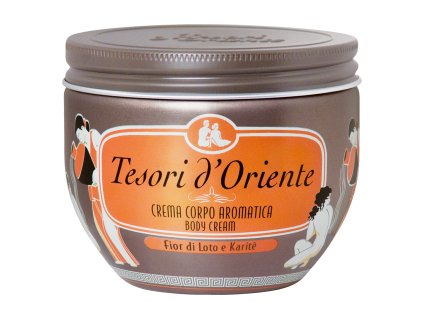 Tesori d`Oriente tělový krém Fior di Loto e Karité, 300 ml