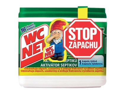 WC NET aktivátor septiků, 16 kapslí, 288 g