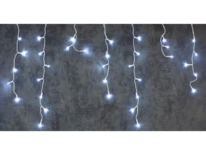 Řetěz vánoční MagicHome Vánoce Icicle, 480 LED studená bílá, časovač, 230