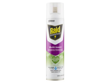 Raid Essentials Multi-insect proti létajícímu a lezoucímu hmyzu, 400 ml