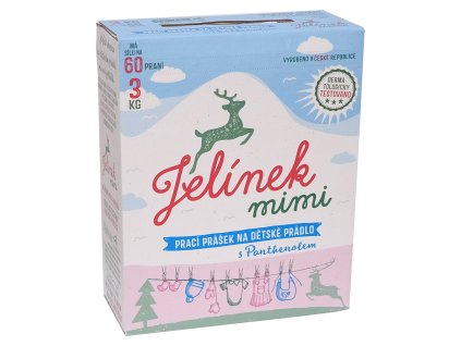 Jelínek mimi 3kg prací prášek pro miminka, 60 praní