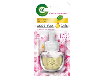 Air Wick Magnolie & Třešeň elektrický osvěžovač náhradní náplň, 19 ml