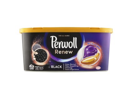 Perwoll Renew & Care Caps Black 38ks kapsle na praní