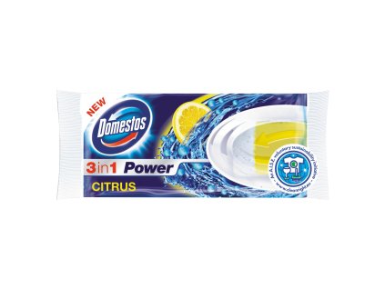 Domestos 3v1 Citrus, náhradní náplň WC blok, 40 g