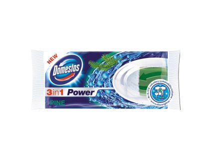 Domestos 3v1 Pine, náhradní náplň WC blok, 40 g