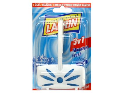 Larrin Plus 3v1 Mountain Fresh WC blok včetně držáku, vůně hor, 40 g