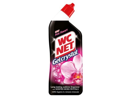 WC NET Gel Crystal Pink Flower WC gel, 750 ml