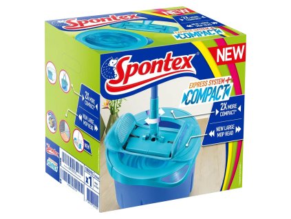 Spontex Express Systém Plus Compact úklidový set + 5 ks mikroutěrek